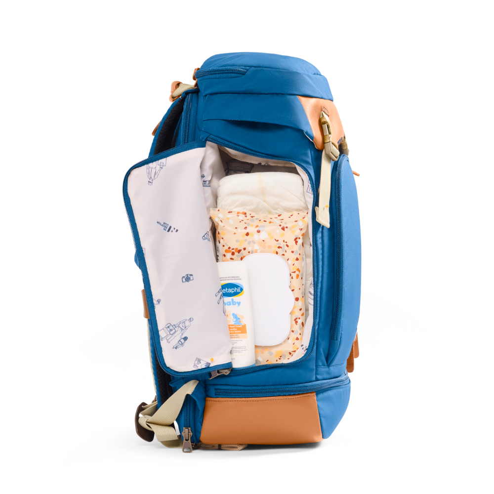 Electric Navy Travel Bundle with Black Sidekick