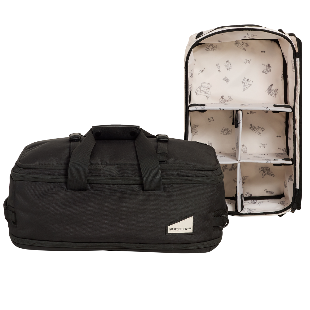 duffel bag of carryon which is easier to travel with The Hideaway Duffel