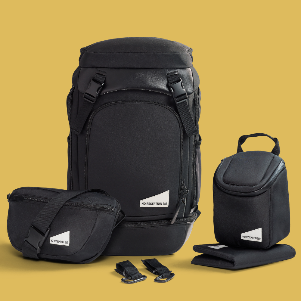 Black Travel Bundle with Black Sidekick