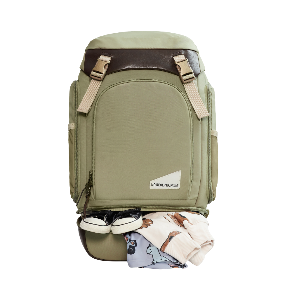 best non laptop suitcase backpack The Getaway Bag by No Reception Club