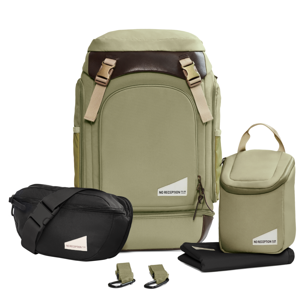 Olive Travel Bundle with Black Sidekick