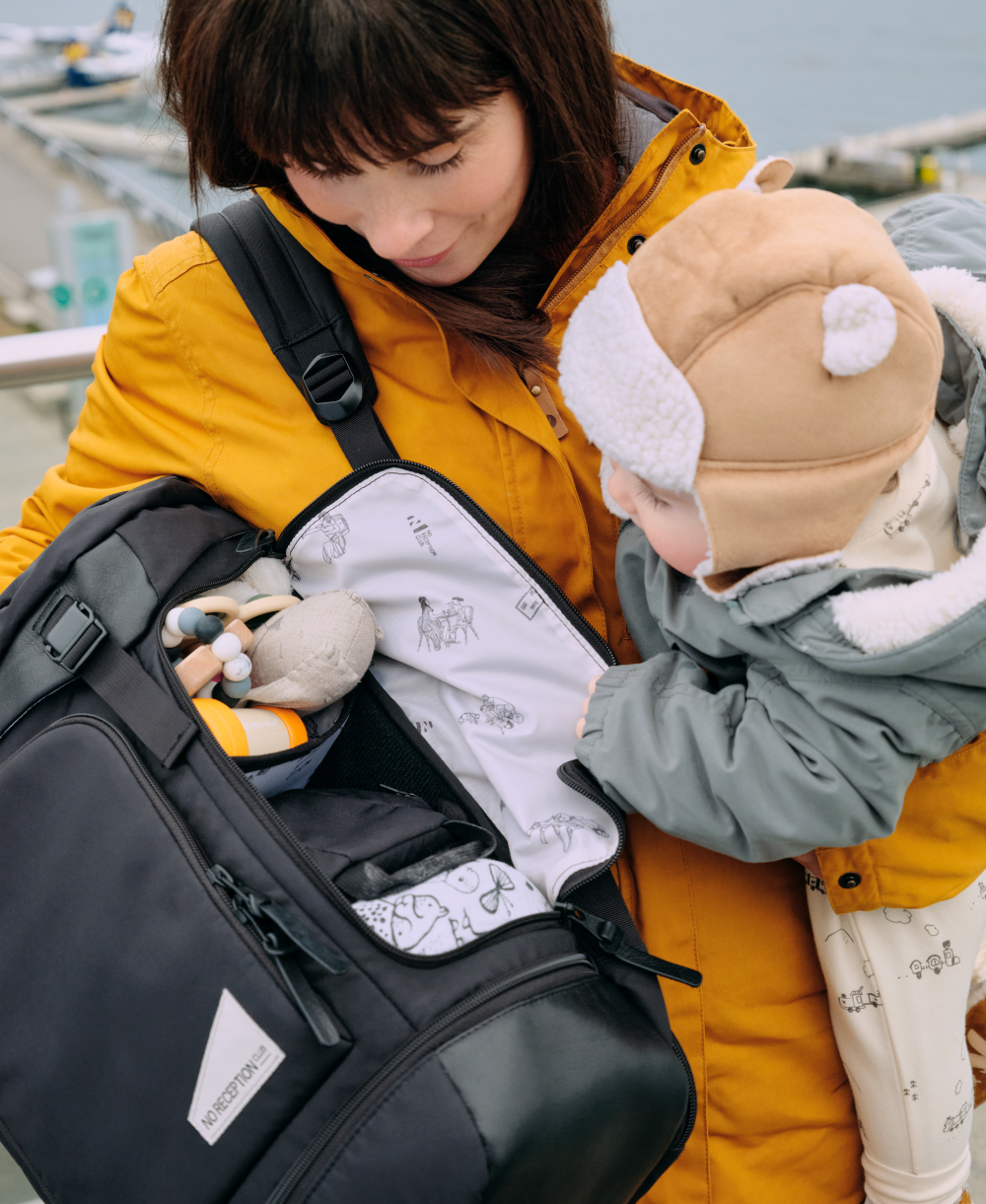 The Getaway Bag by No Reception Club Best Travel Diaper Bag