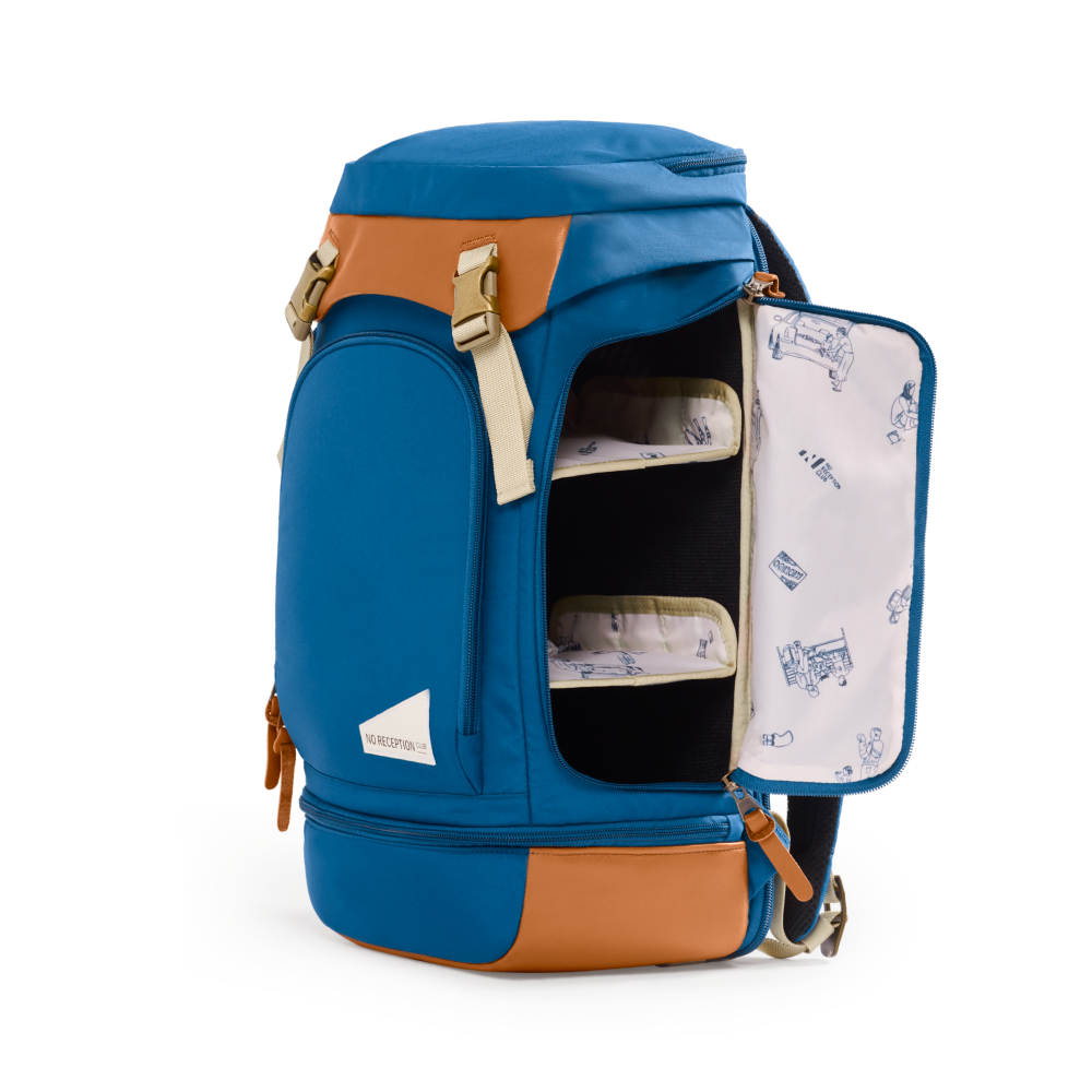 Electric Navy Travel Bundle with Olive Sidekick