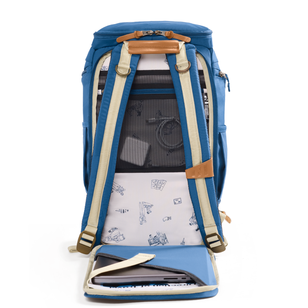 Electric Navy Travel Bundle with Olive Sidekick