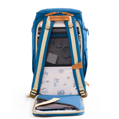 Electric Navy Travel Bundle with Olive Sidekick