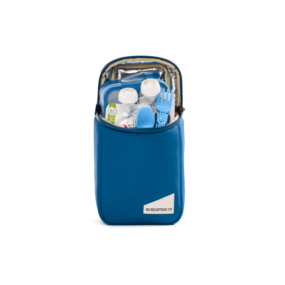Electric Navy Lunch Bag